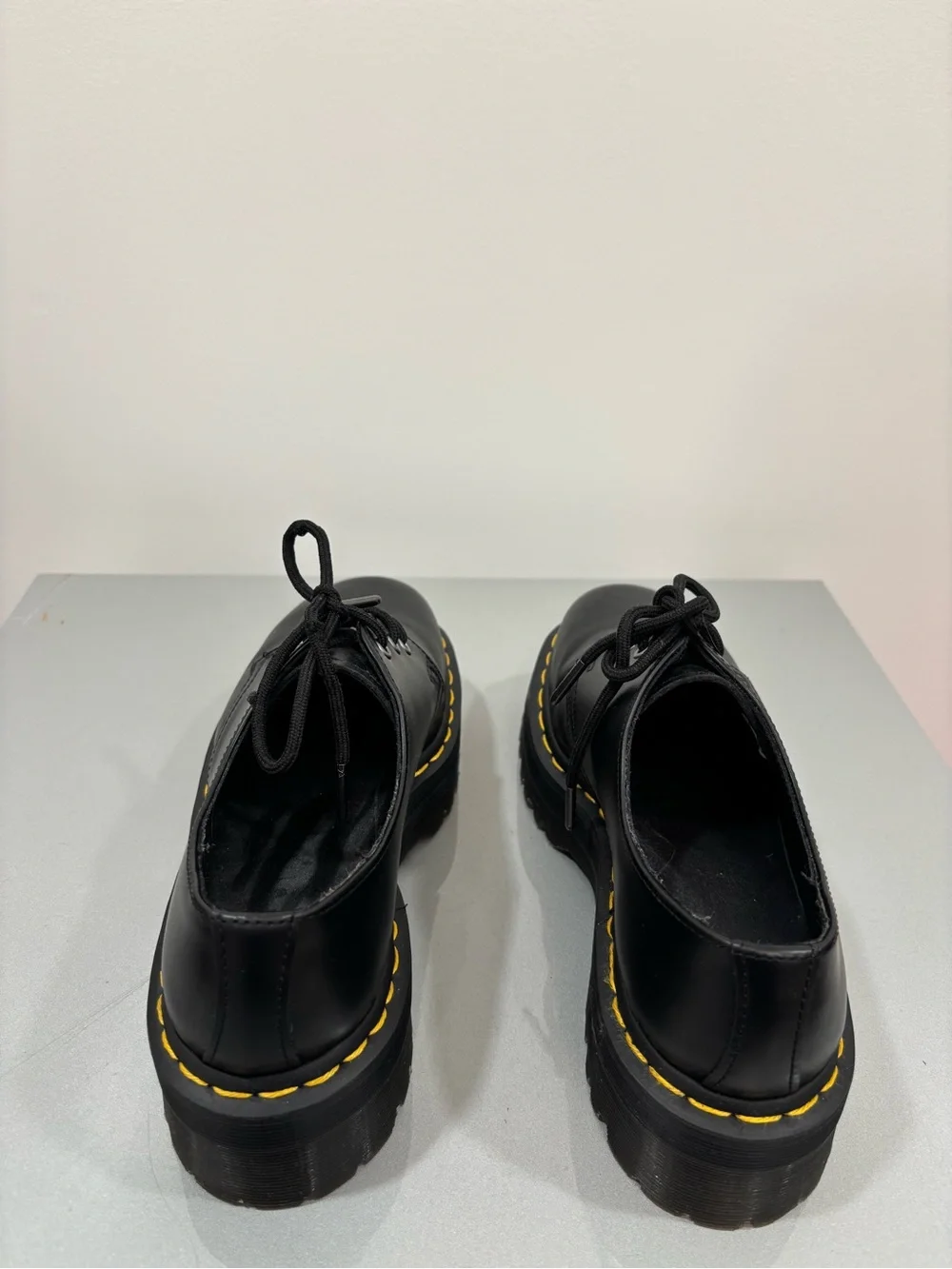 Dr. Martens 1461 Quad Darby Platform Smooth Leather US 7 Smooth Leather